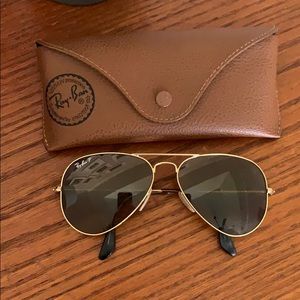 Polarized ray ban aviator classic